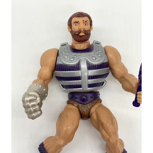 Vtg 1983 Masters Of The Universe Fisto Action Figure MOTU He-Man W/ Sword Chest - Picture 2 of 6